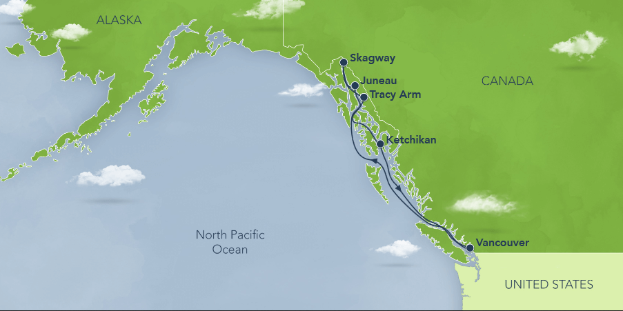 アラスカクルーズ航路.png アラスカクルーズ航路