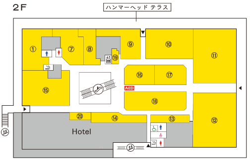 横浜ハンマーヘッド2F.png 横浜ハンマーヘッド2F